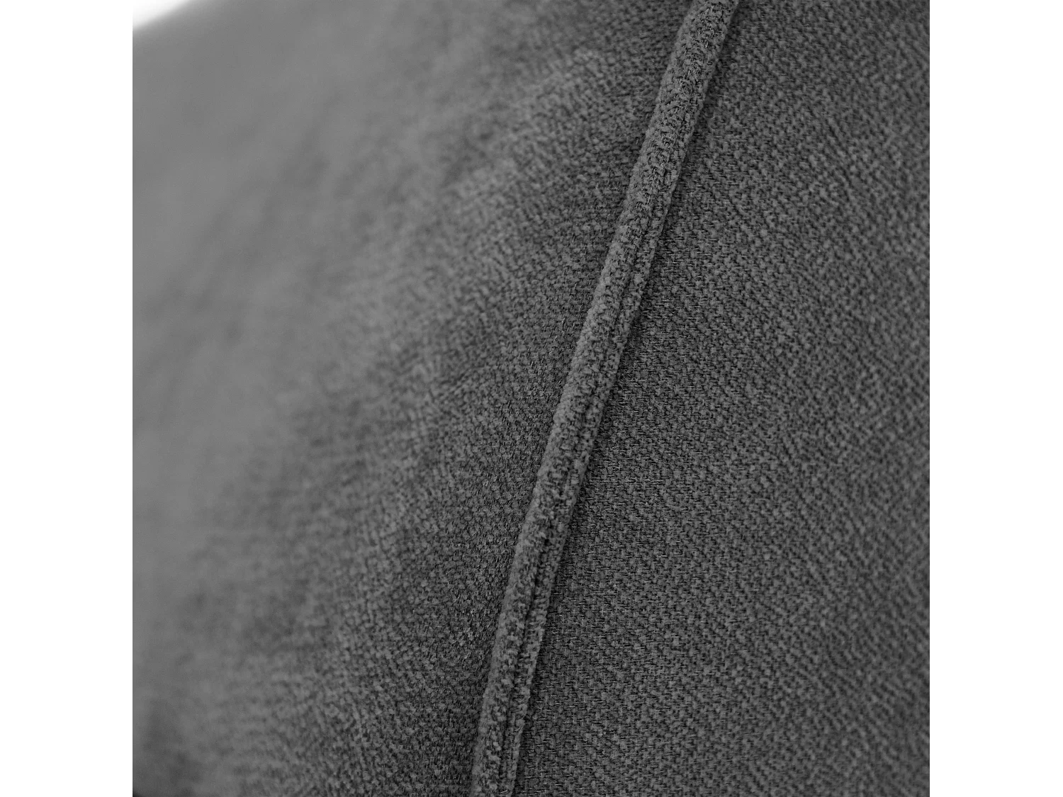 Chaiselongue SAN DIEGO im Velours Grau