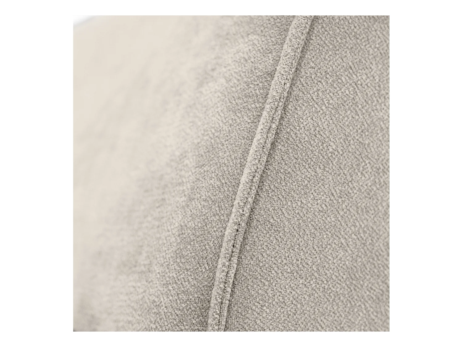 Chaiselongue SAN DIEGO in beige fluweel