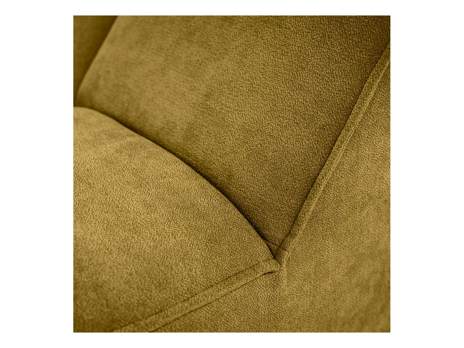 Chaiselongue SAN DIEGO im Velours Gelb