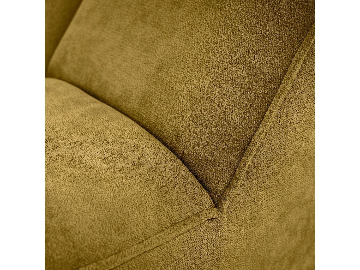 Chaise longue SAN DIEGO en velours jaune