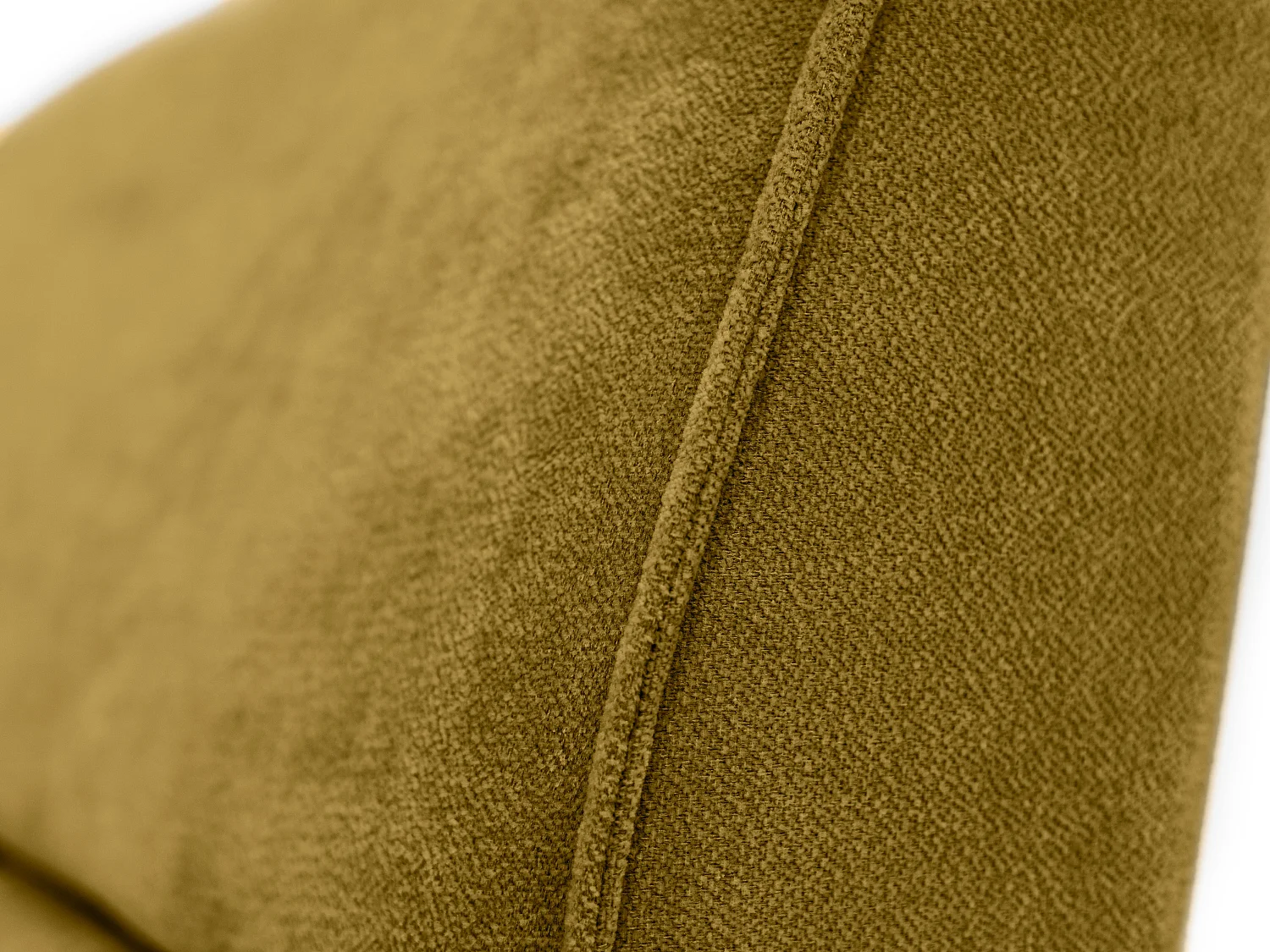 Chaise longue SAN DIEGO en velours jaune