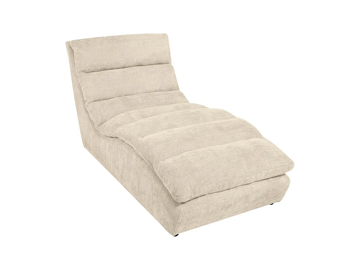 Chaiselongue SAN REMO im Cordstoff Beige