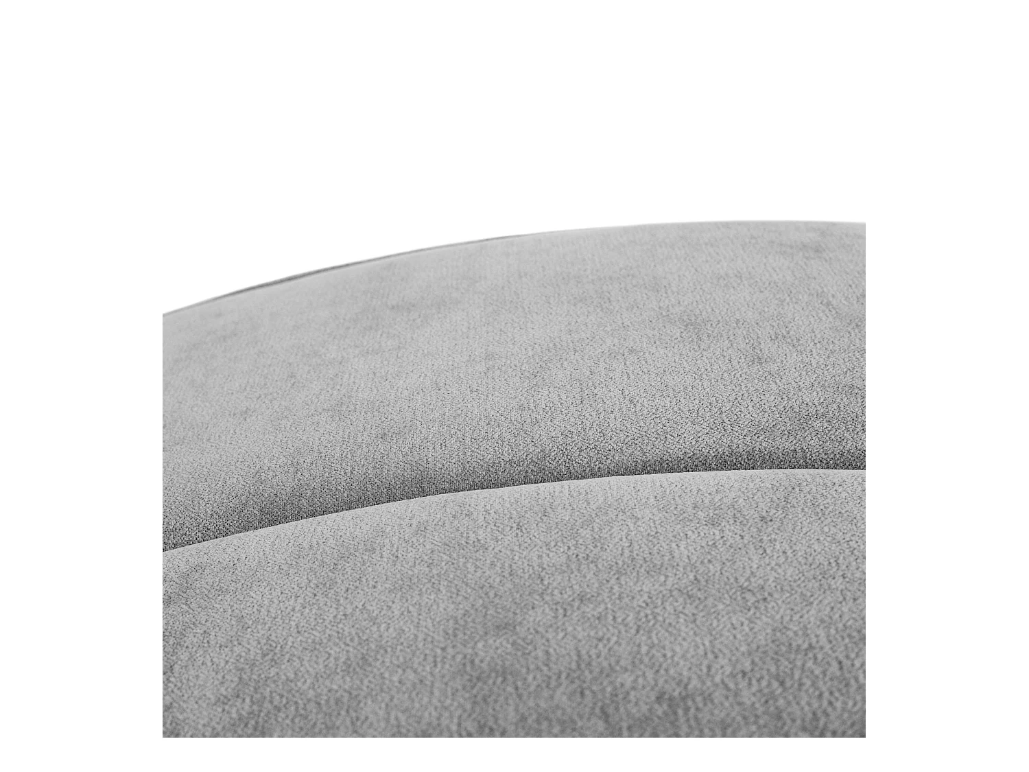 Chaiselongue SAN DIEGO im Velours Schwarz