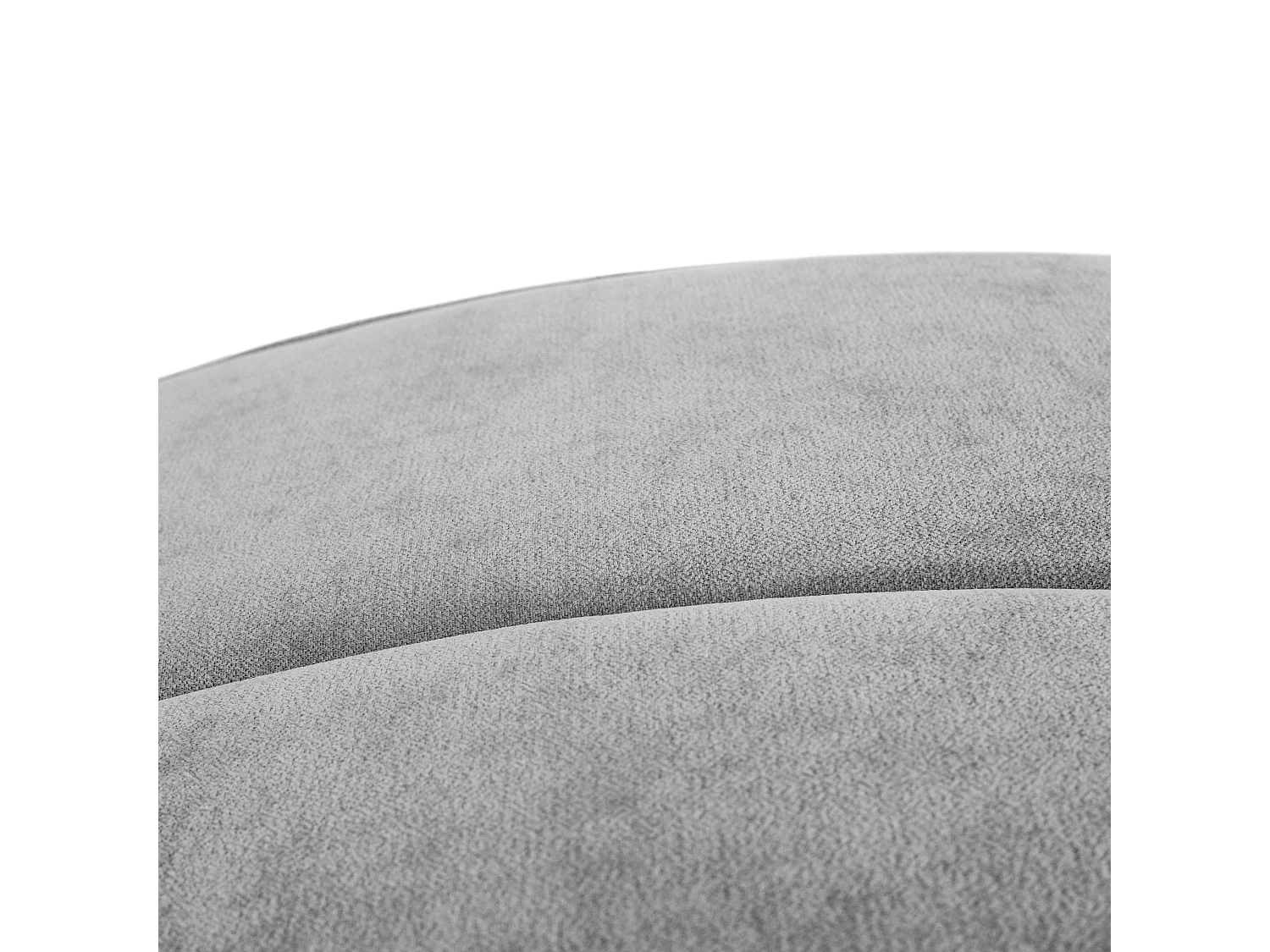 Chaise longue SAN DIEGO en velours noir