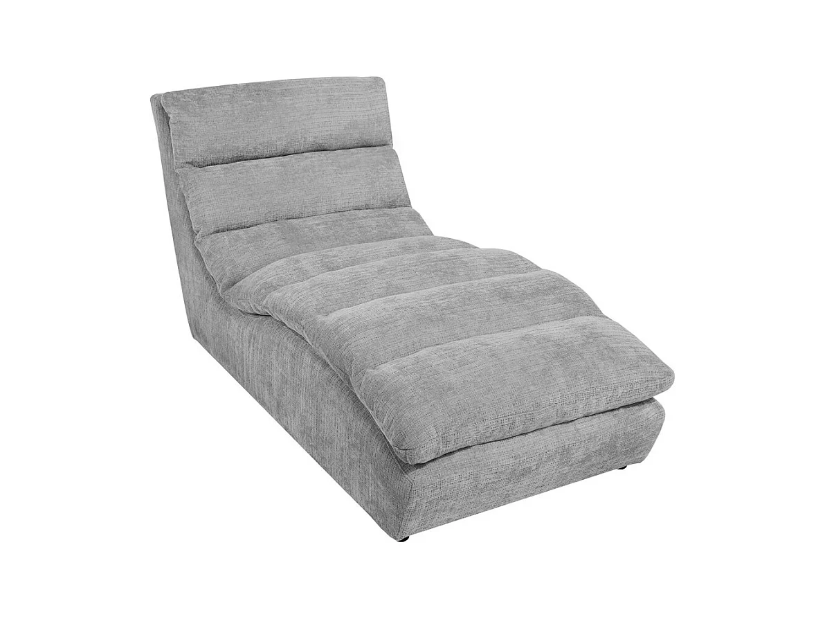Chaiselongue SAN REMO im Cordstoff Grau