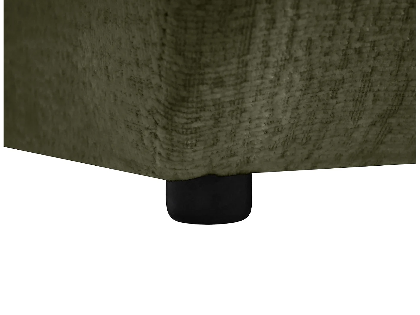 Chaise longue SAN REMO en velours côtelé vert