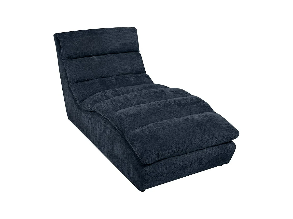 Chaiselongue SAN REMO im Cordstoff Dunkelblau