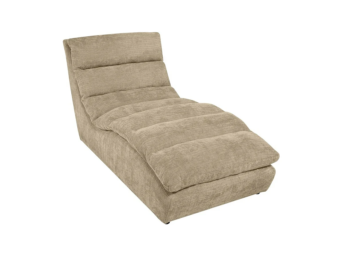 Chaiselongue SAN REMO im Cordstoff Cappuccino