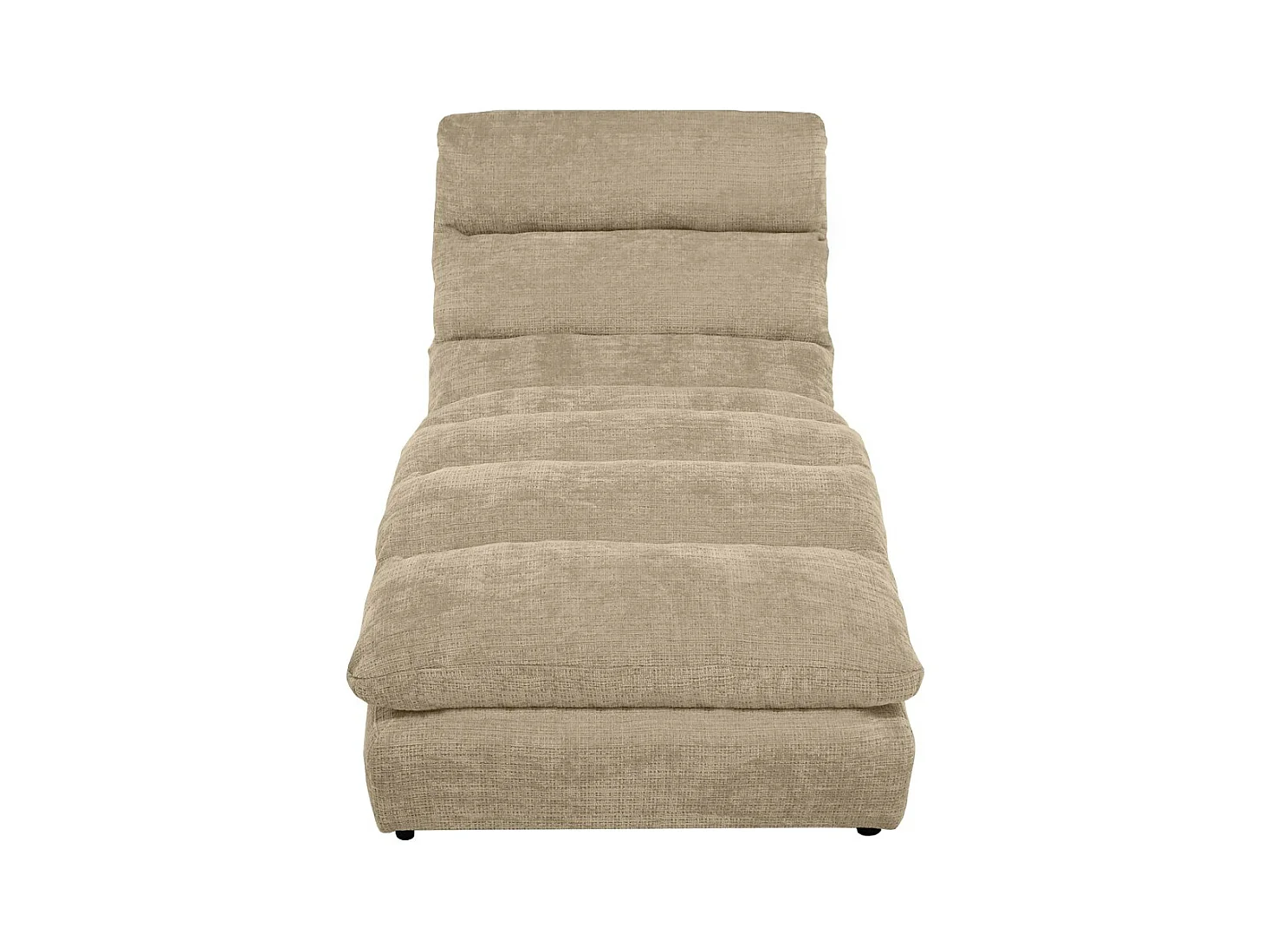 Chaiselongue SAN REMO im Cordstoff Cappuccino