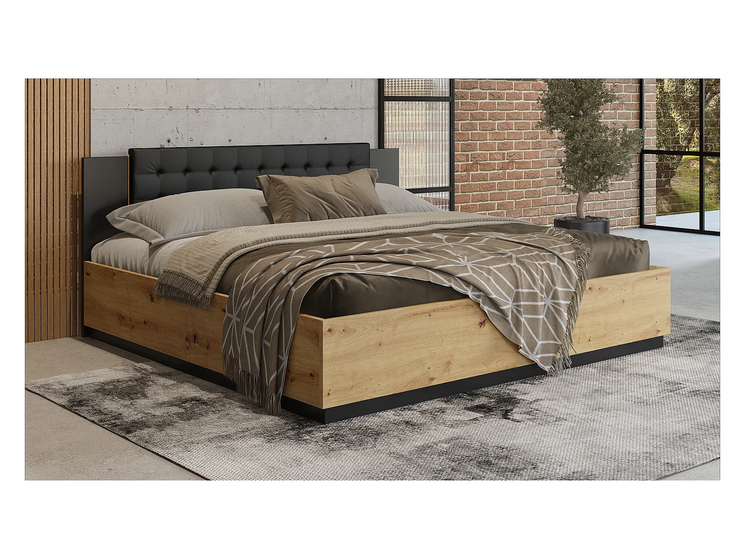 Doppelbett SIGMA 180 cm