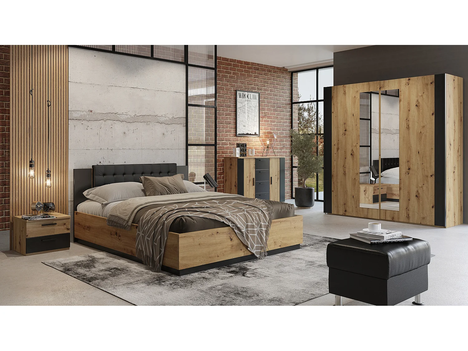 Lit double SIGMA 140 cm