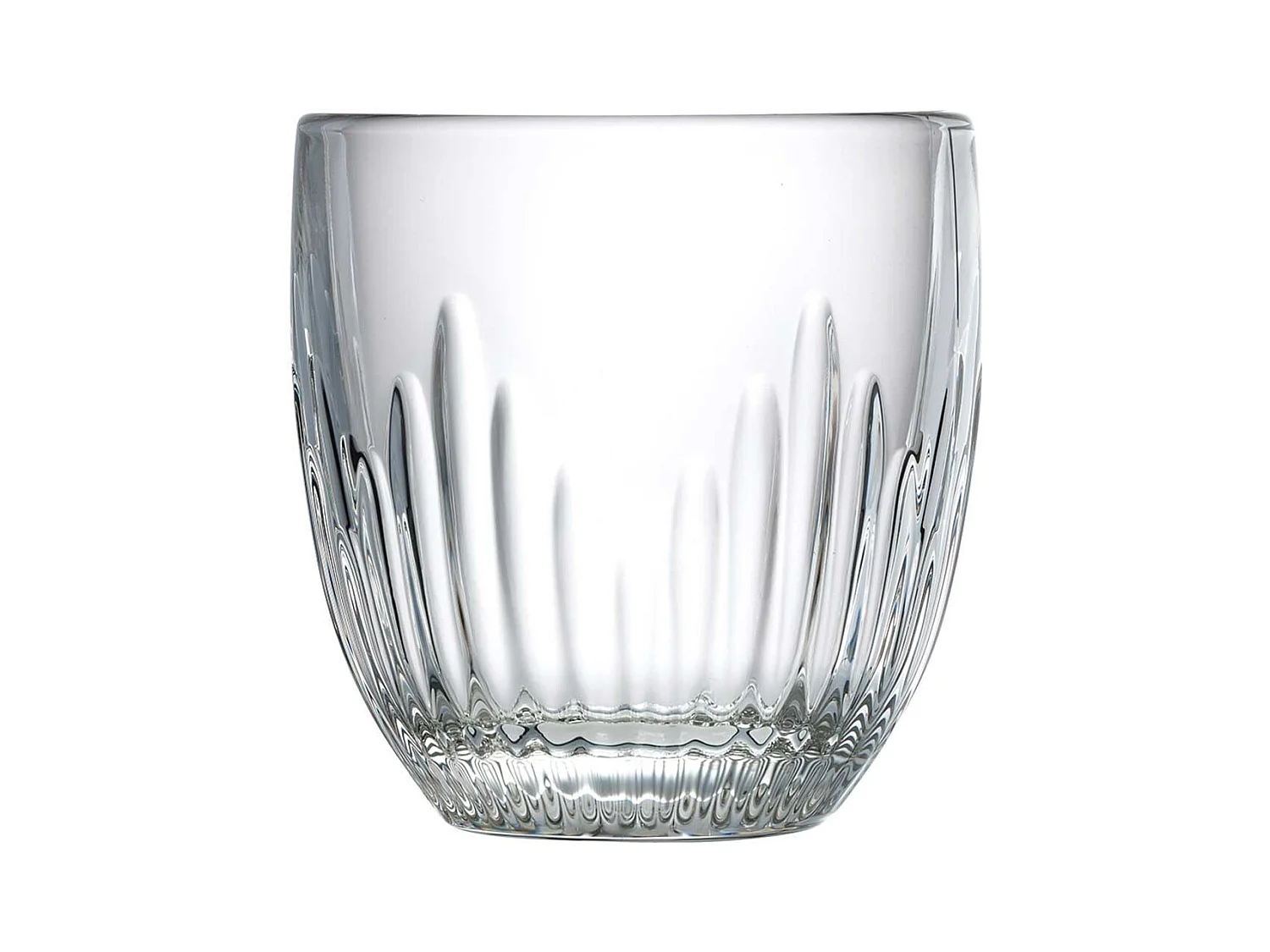 Set mit 4 Bechern mit Motiven von La Rochère - Kollektion Troquet 25 cl