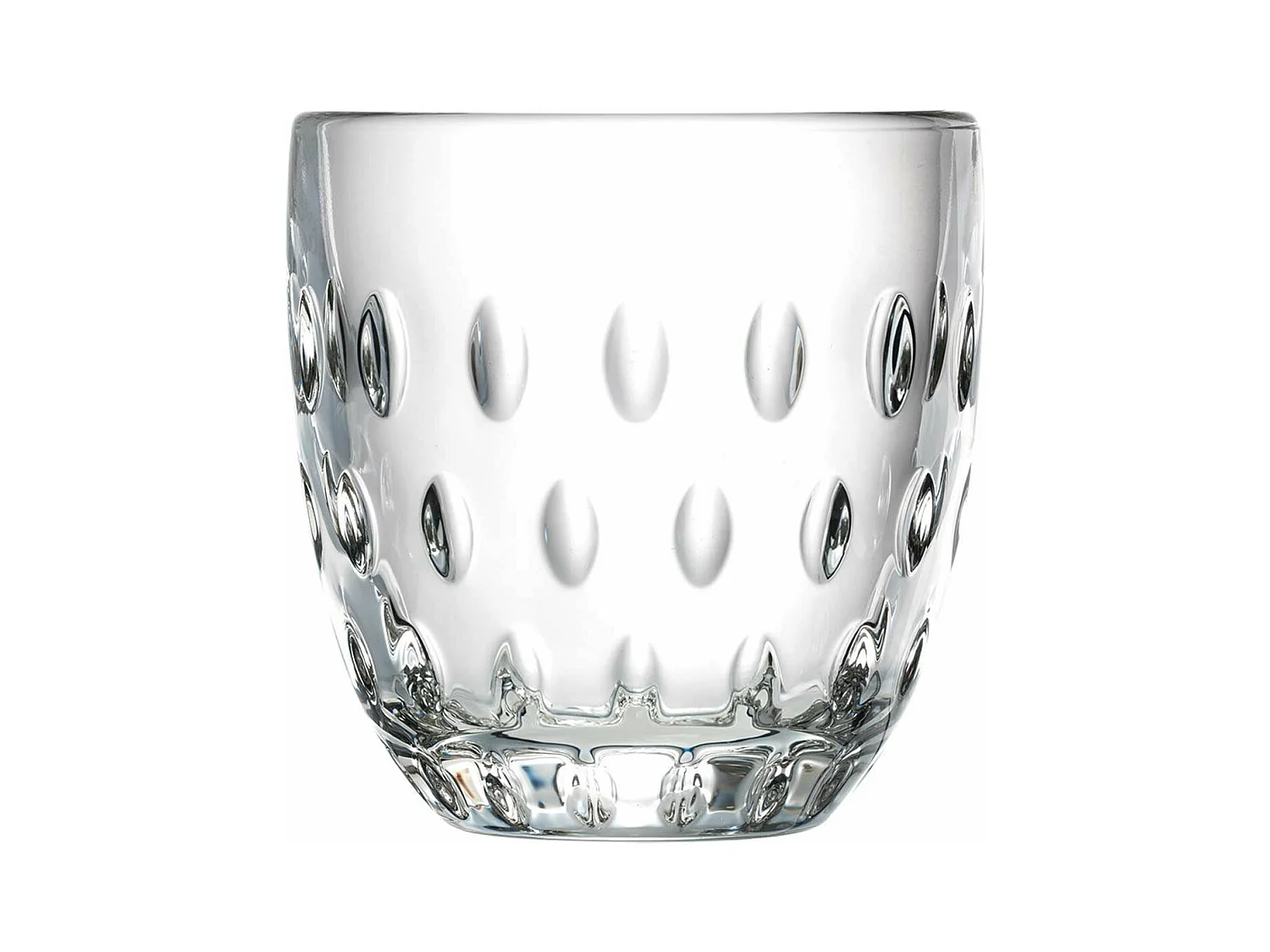 Set mit 4 Bechern mit Motiven von La Rochère - Kollektion Troquet 25 cl