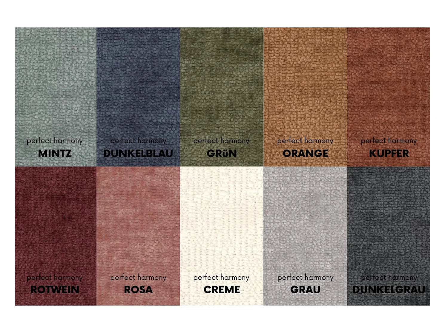 Canapé d'angle Corner Eckouch Salon NIMES tissu élégant Harmonie Parfaite Gris Foncé