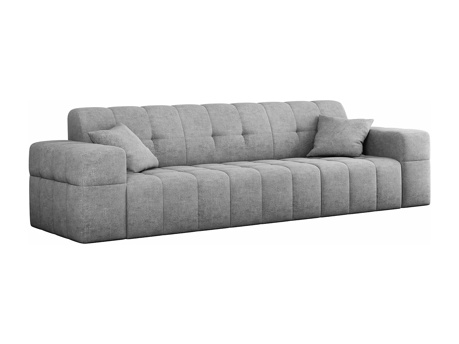 Canapé 3 places série NIMES tissu élégant Perfect Harmony Grey