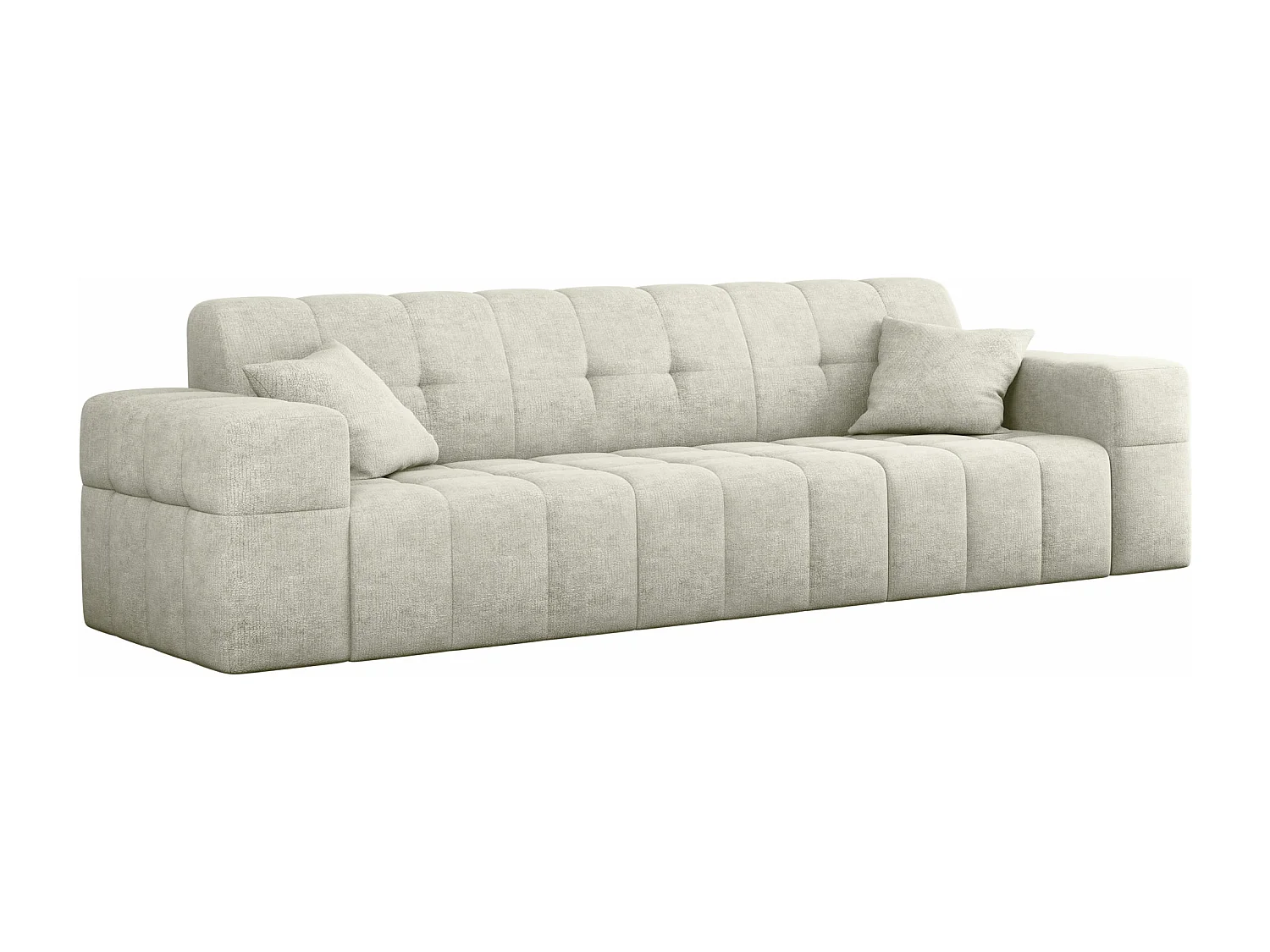 Canapé 3 places série Canapé NIMES tissu élégant Perfect Harmony Cream