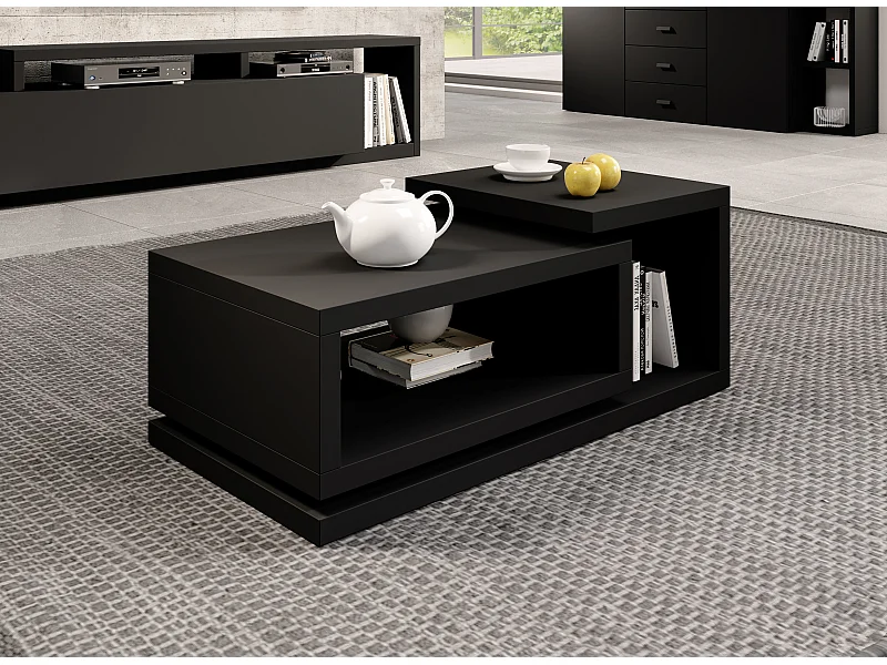 Couchtisch mit Stauraum BOTA 120×60 cm