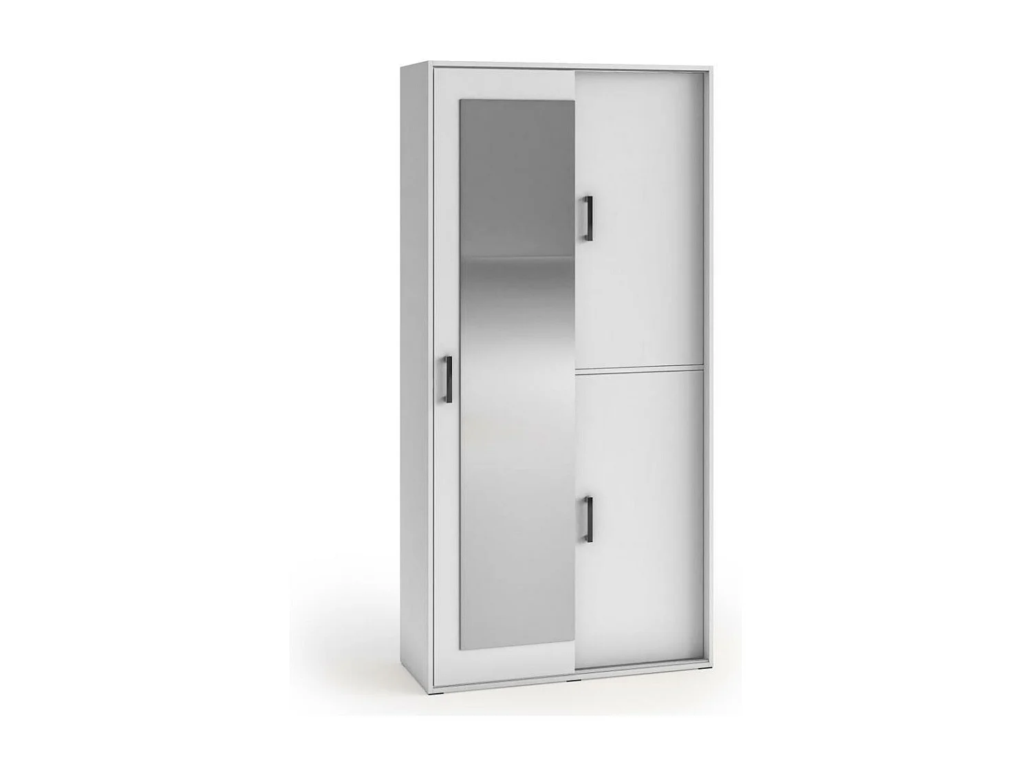 ARMOIRE À PORTES FERMÉES Lano 100/205/40 cm 3 portes blanc