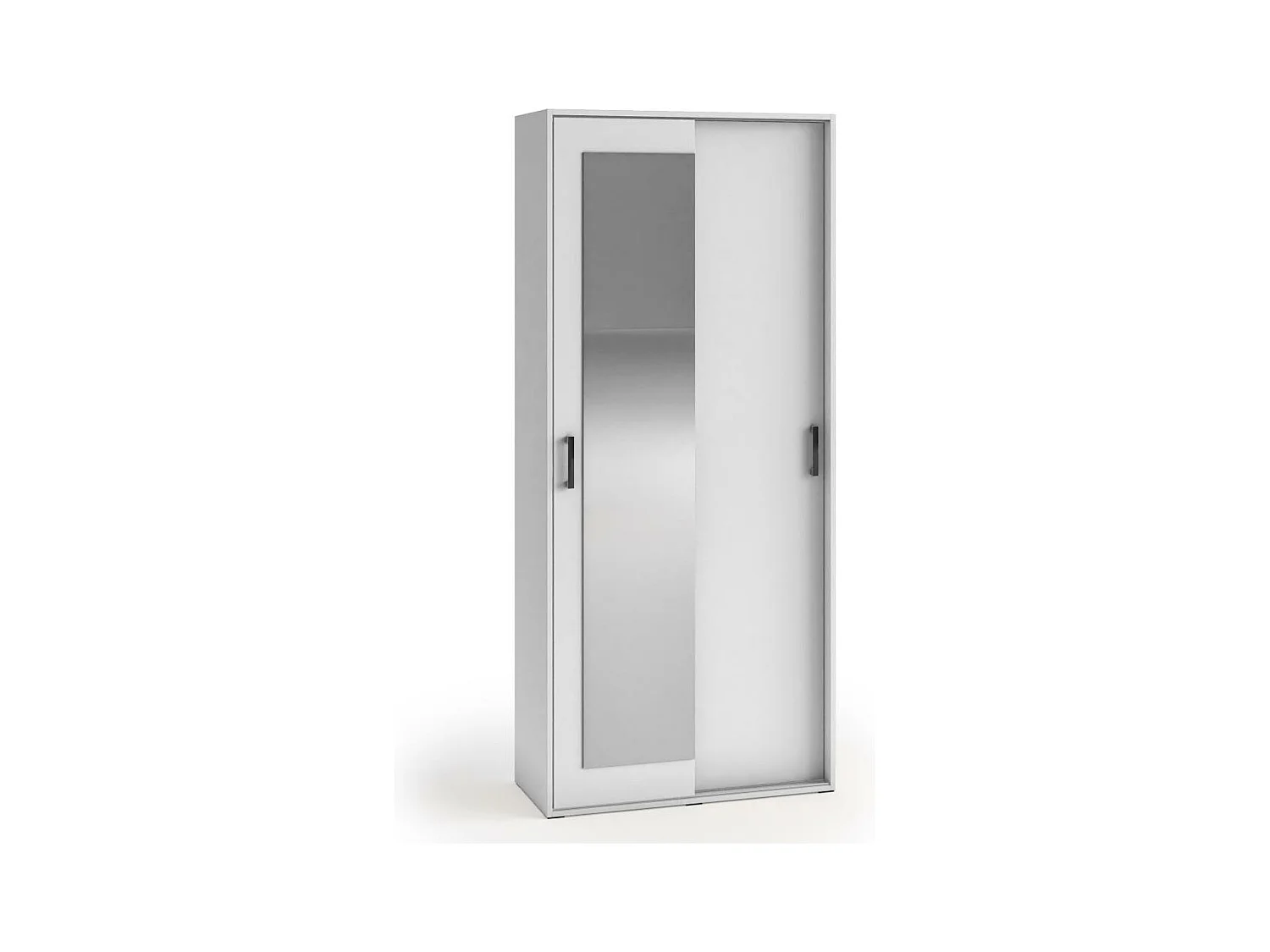 ARMOIRE À PORTES FERMÉES Lano 90/205/40 cm 2 portes blanc