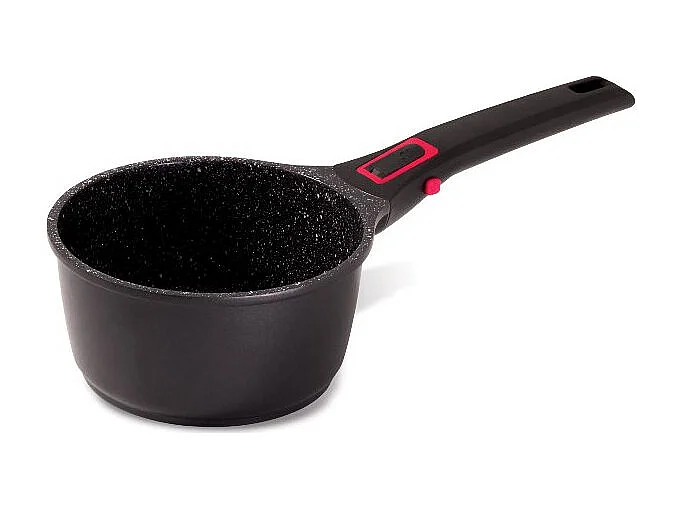 Braadpan Granit Pro 16cm + Afneembare Handgreep Baumalu - Gezond Koken Zonder Vet - 3-Laags Antiaanbaklaag