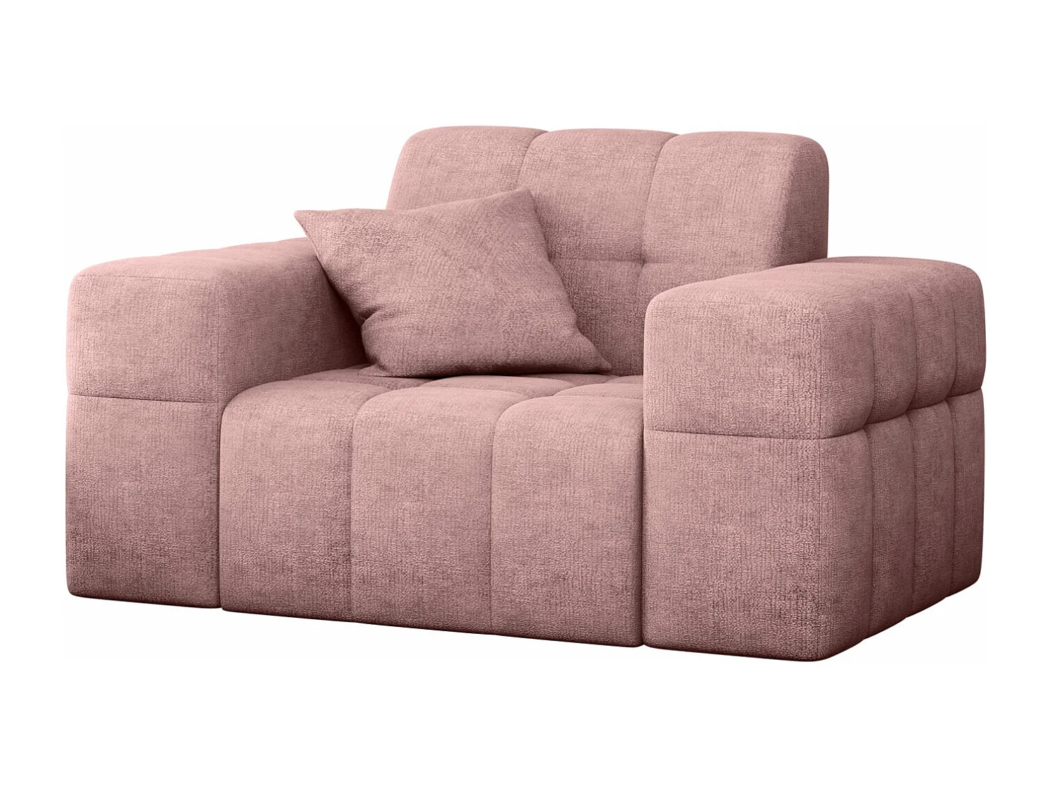 Fauteuil série NIMES tissu élégant Perfect Harmony Pink