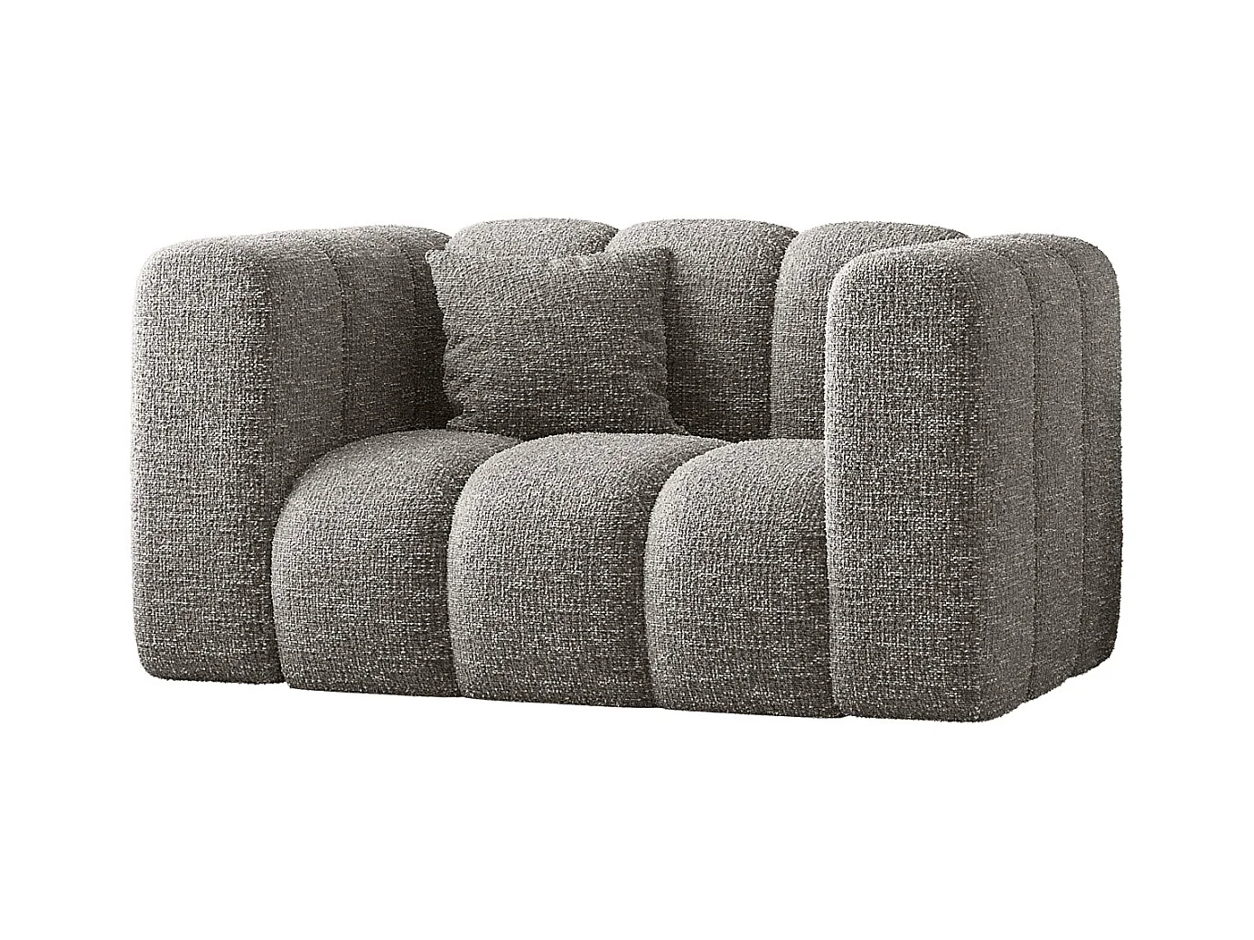 Sessel, Sofa Grand modular stoff Haga Grau