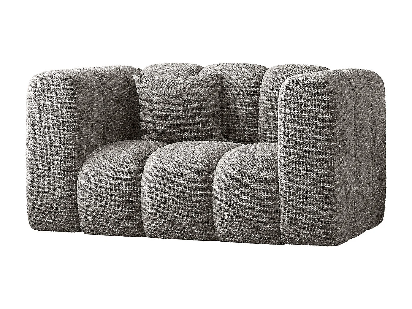 Sessel, Sofa Grand modular stoff Haga Grau