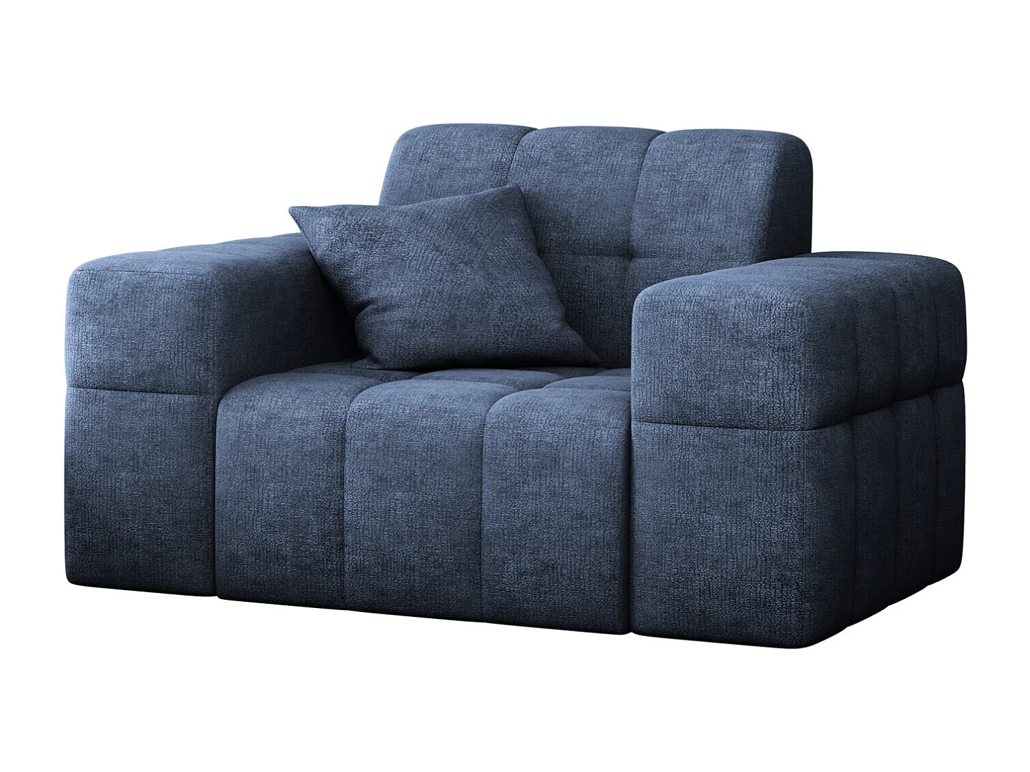 Fauteuil série NIMES tissu élégant Perfect Harmony Dark Blue