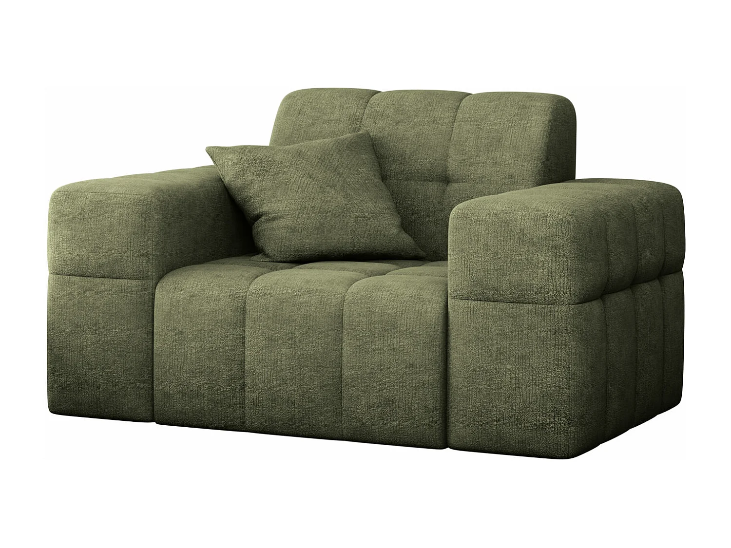 Fauteuil série NIMES tissu élégant Perfect Harmony Green