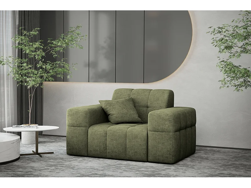 Poltrona serie NIMES tessuto elegante Perfect Harmony Green
