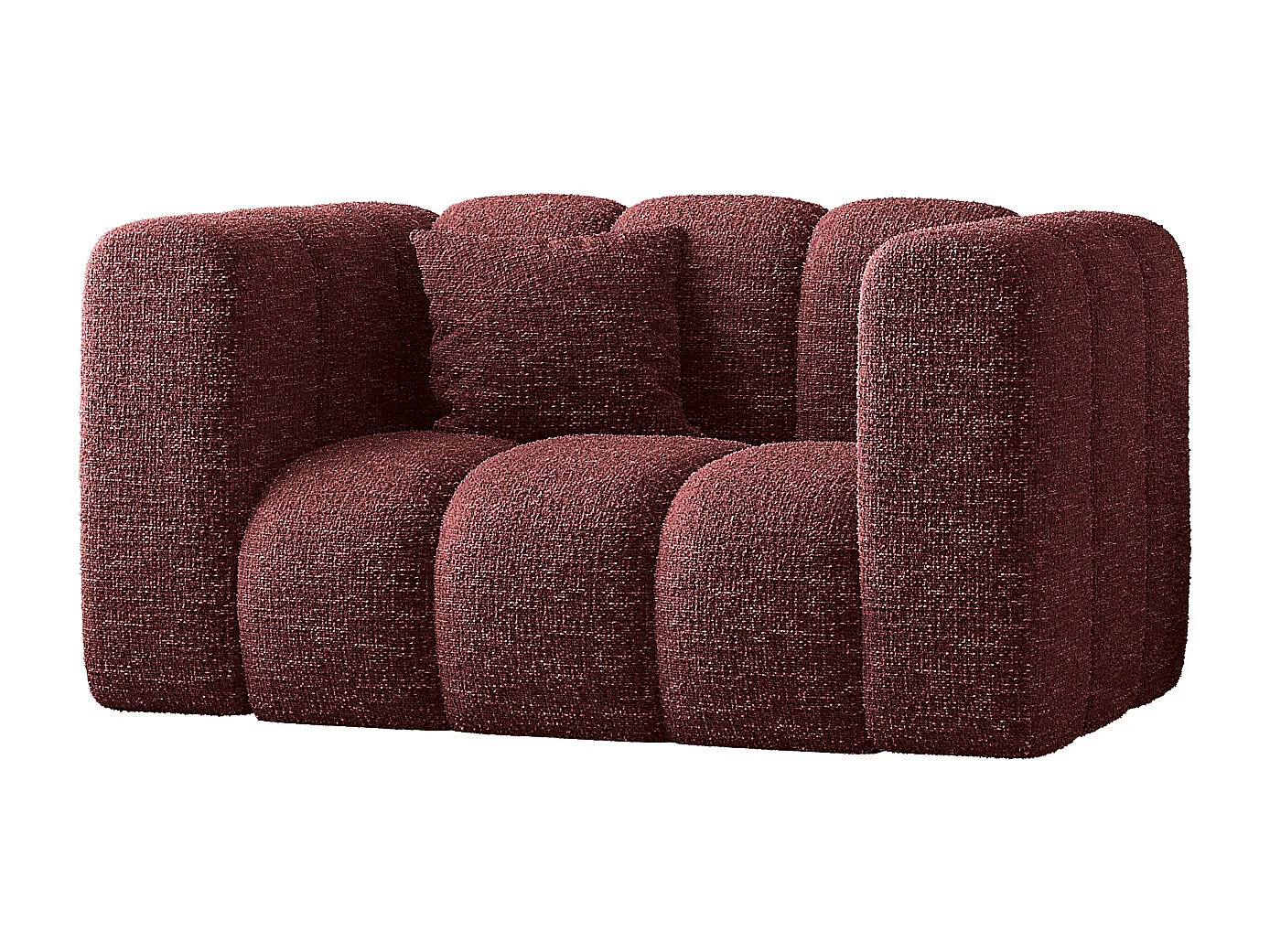 Sessel, Sofa Grand modular stoff Haga Rotwein