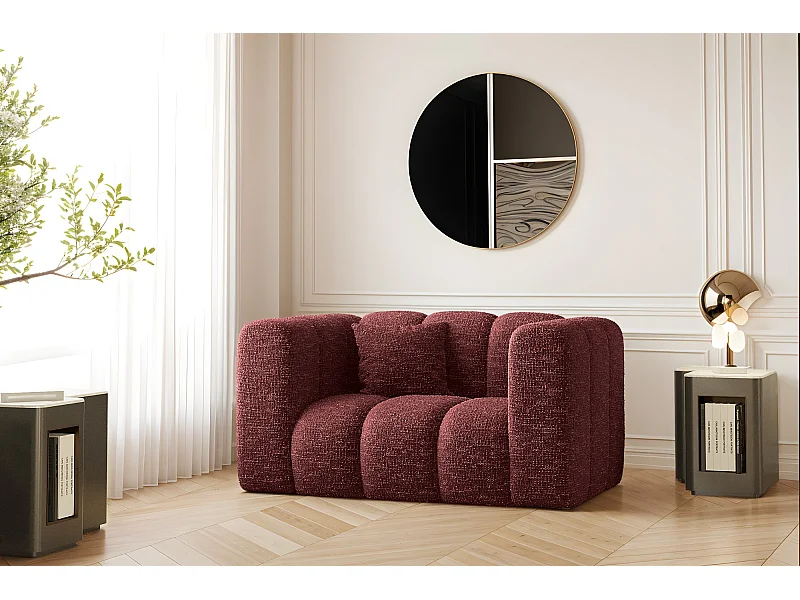 Sessel, Sofa Grand modular stoff Haga Rotwein