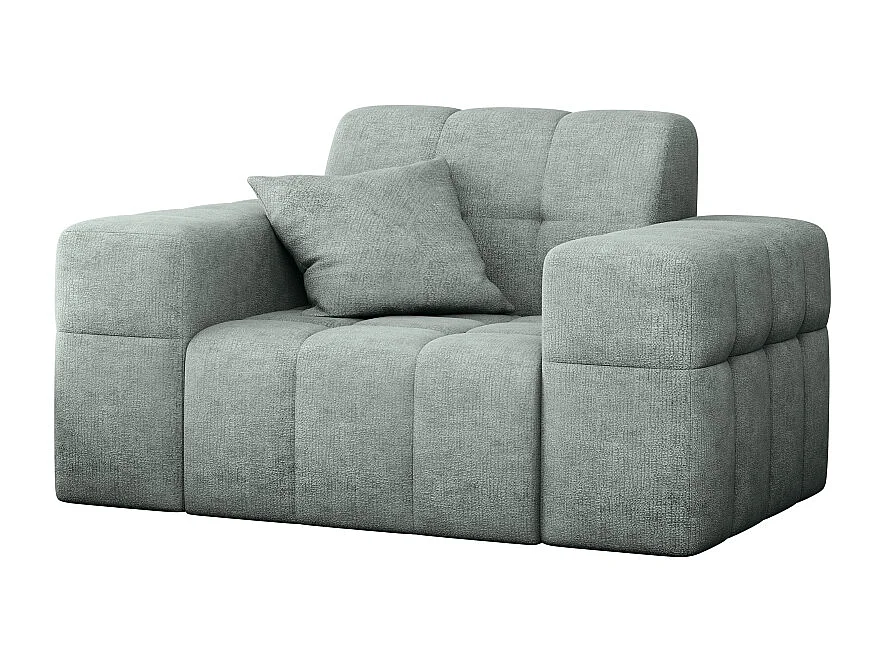 Fauteuil série NIMES tissu élégant Perfect Harmony Mintz