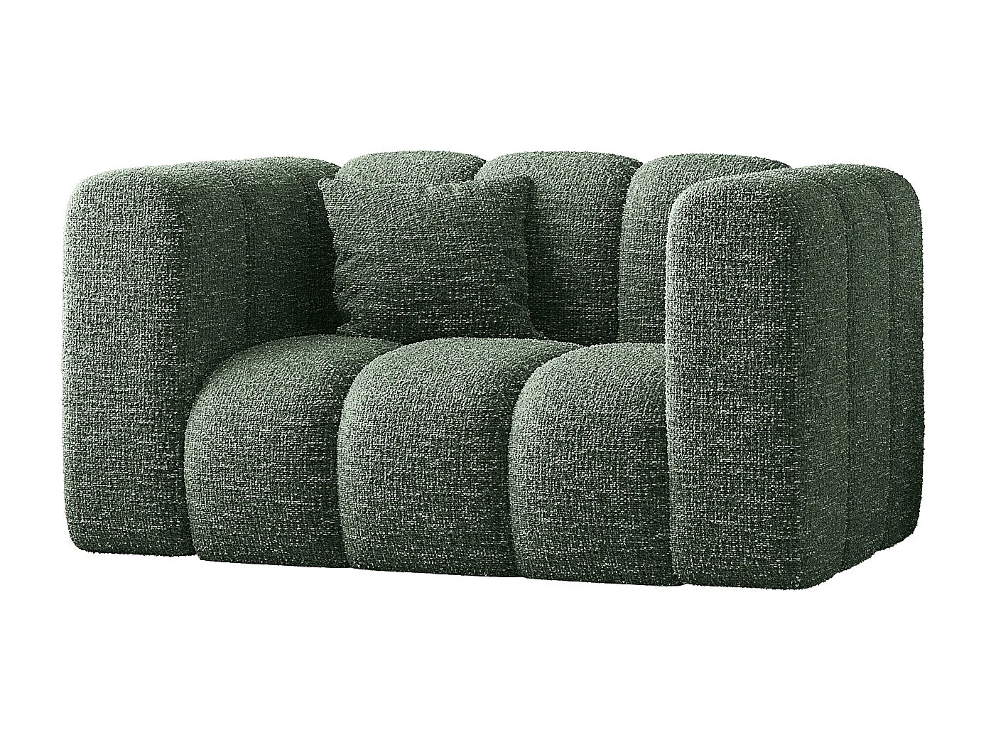 Sessel, Sofa Grand modular stoff Haga Grün