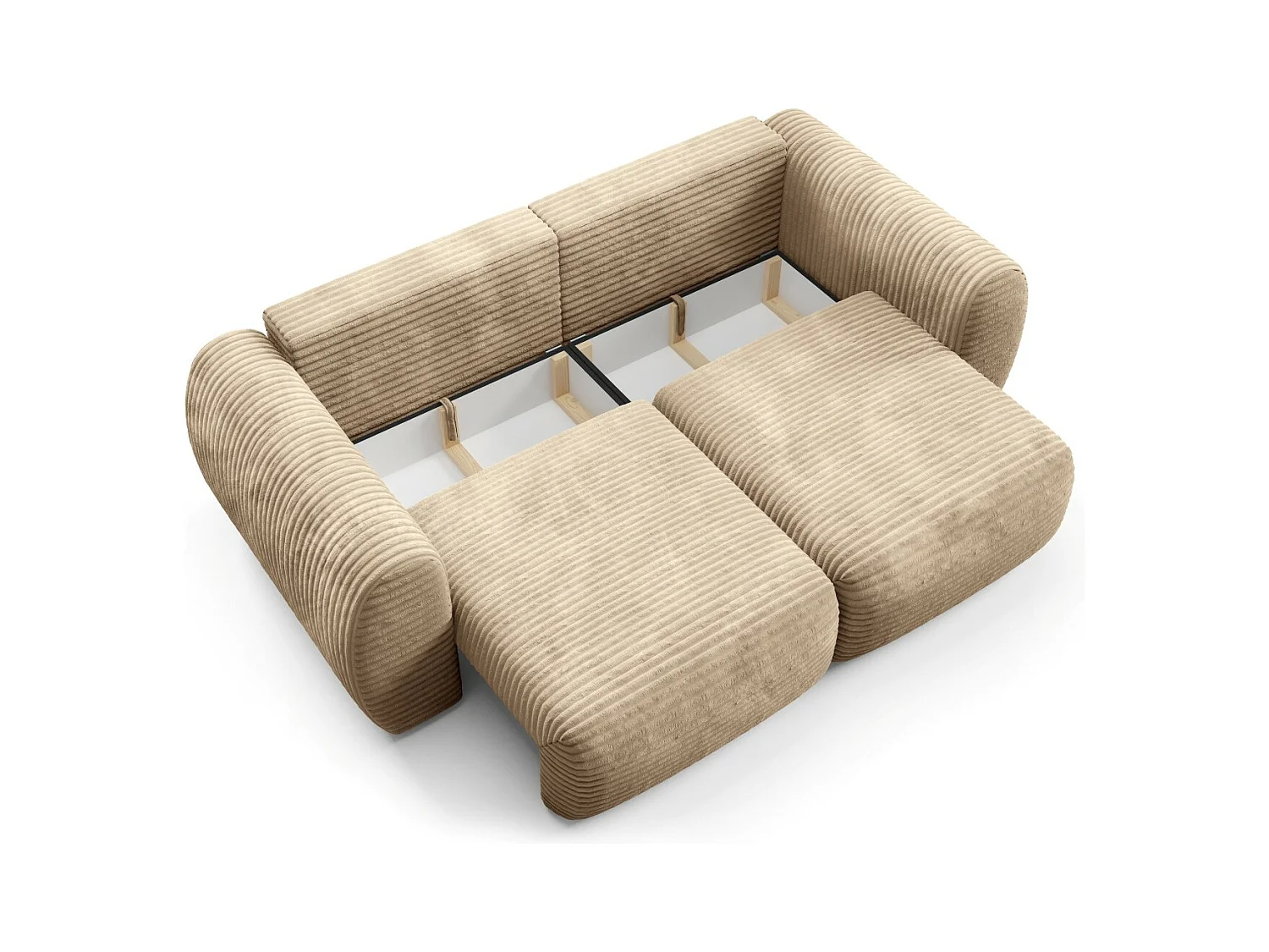 Canapé convertible premium CLOUD Miel