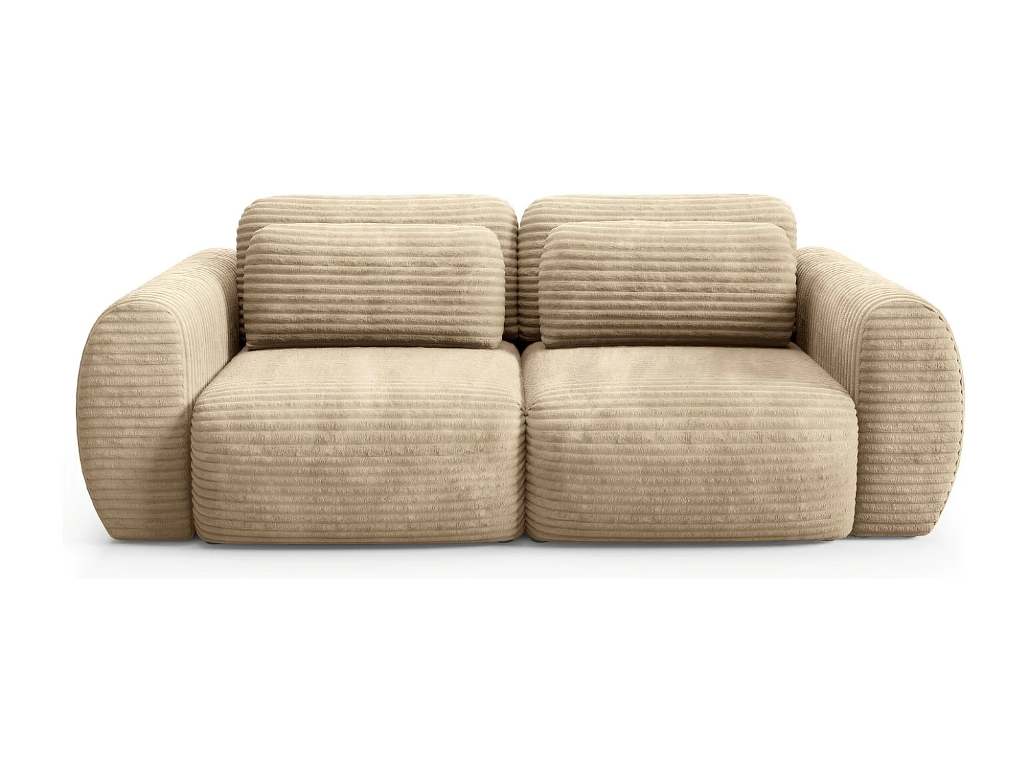 Canapé convertible premium CLOUD Miel