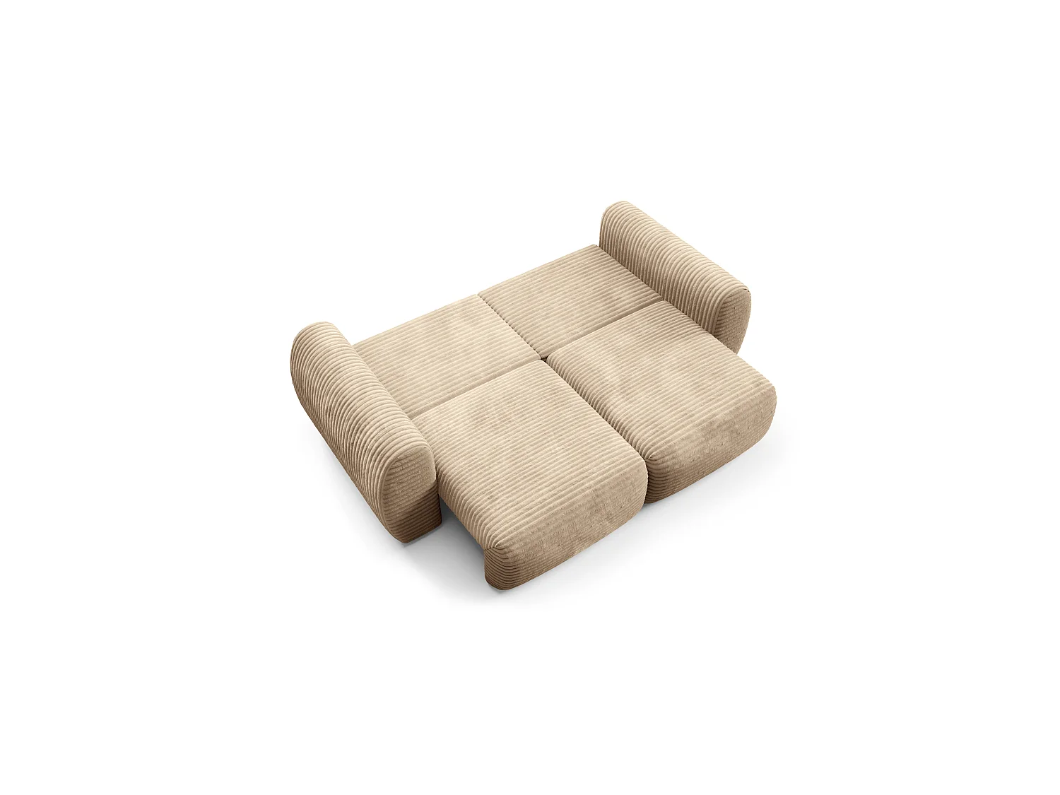 Canapé convertible premium CLOUD Miel