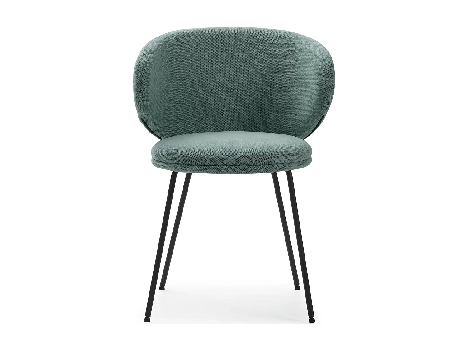 Lot de 2 chaises en tissu vert - Cocoon