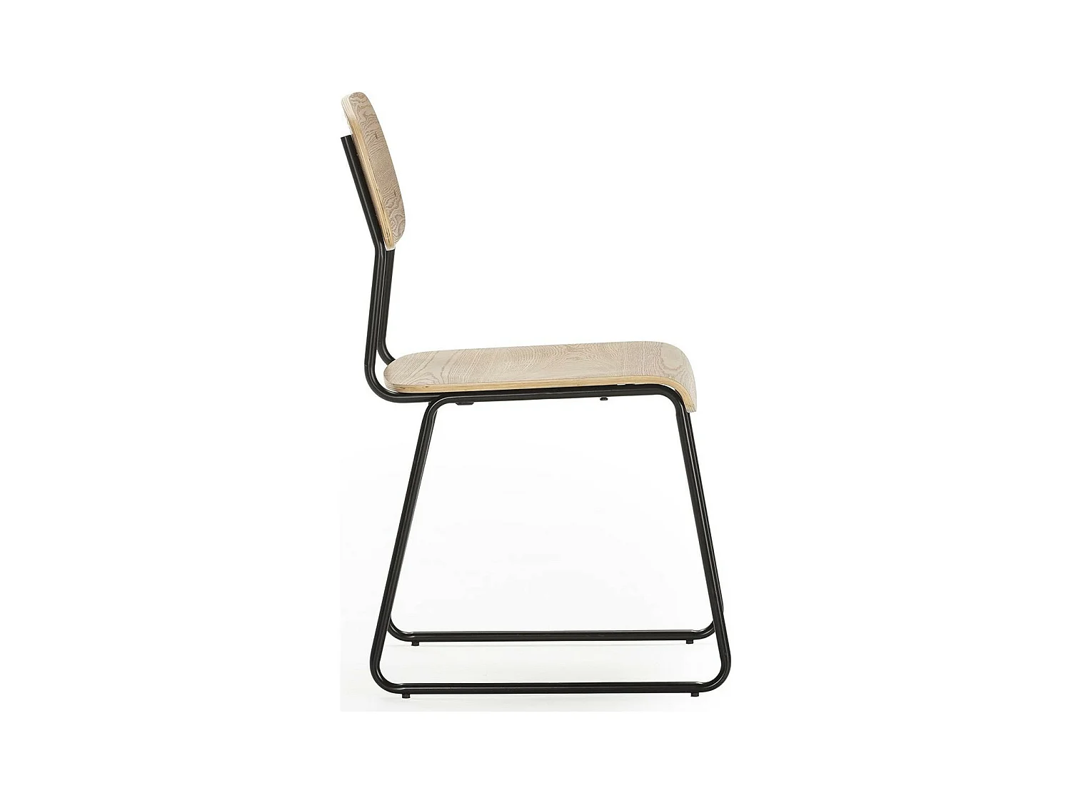 Lot de 2 chaises effet bois - Eken