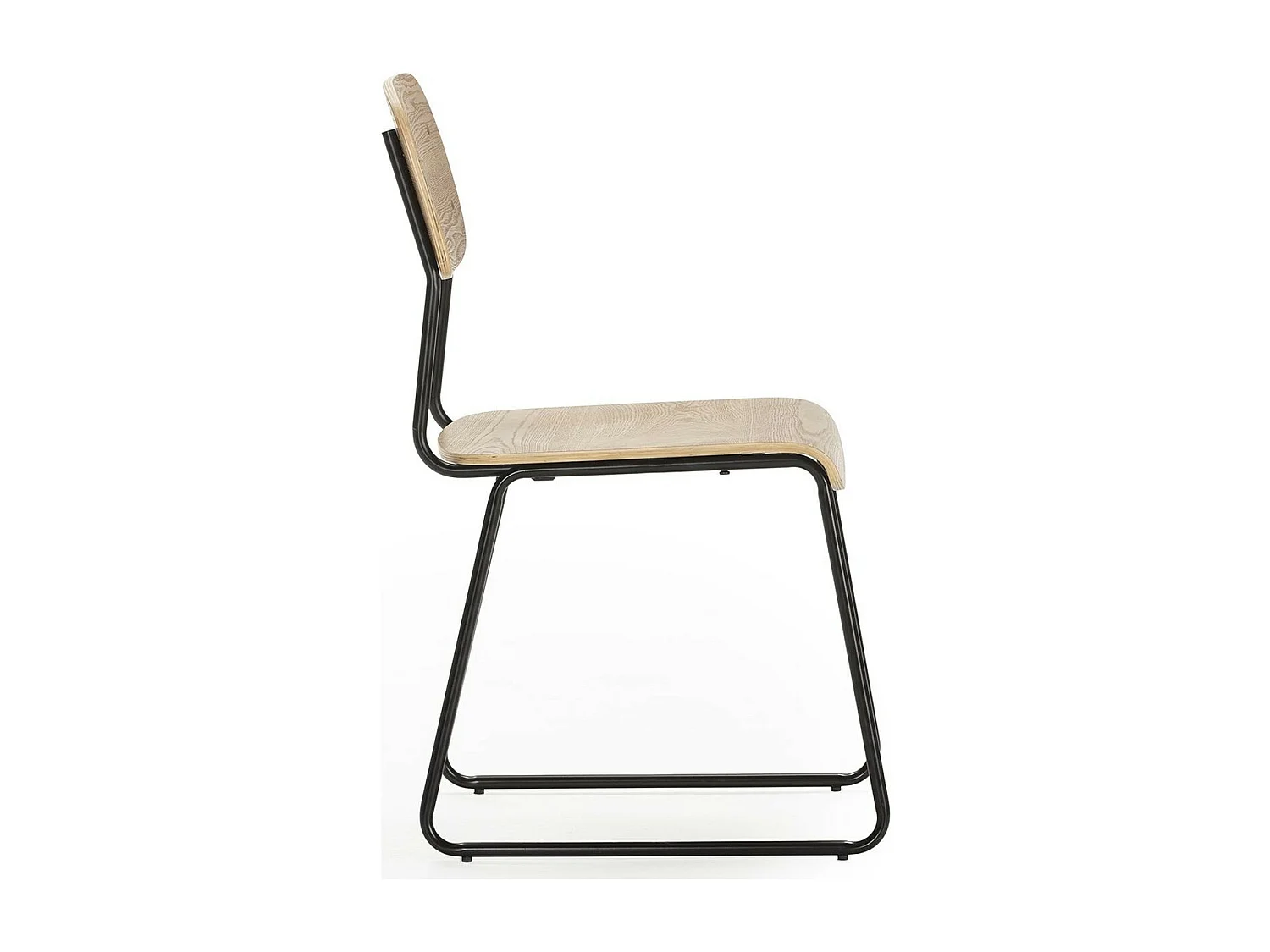 Lot de 2 chaises effet bois - Eken