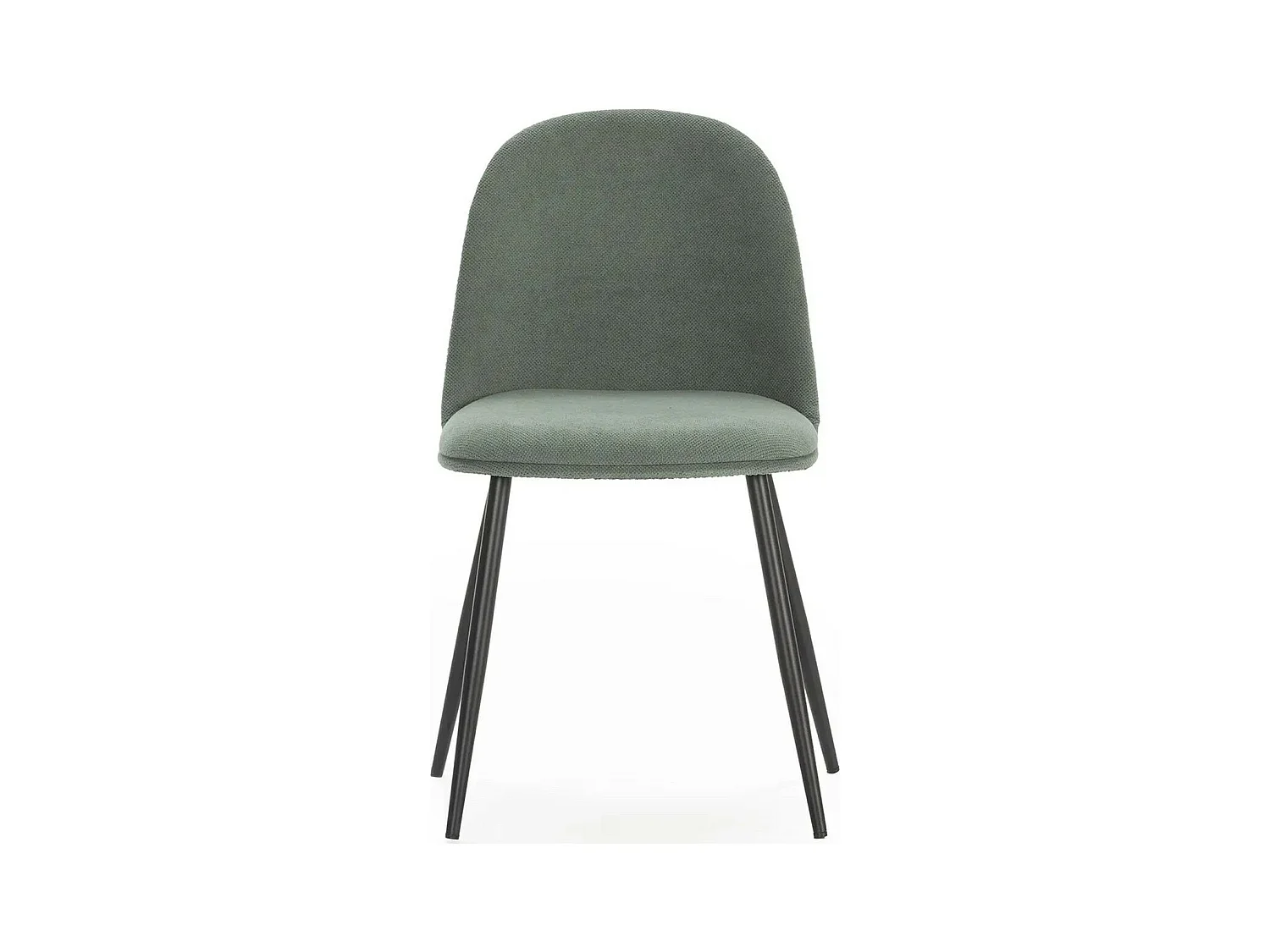 Lot de 4 chaises en tissu vert - Haven