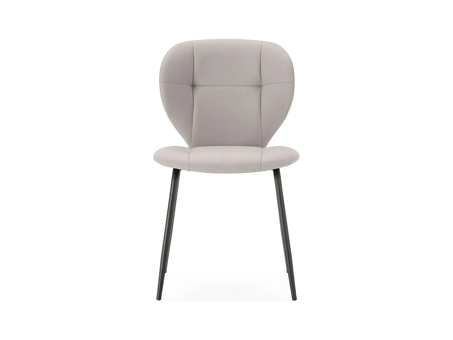 Lot de 2 chaises en tissu beige - Svea