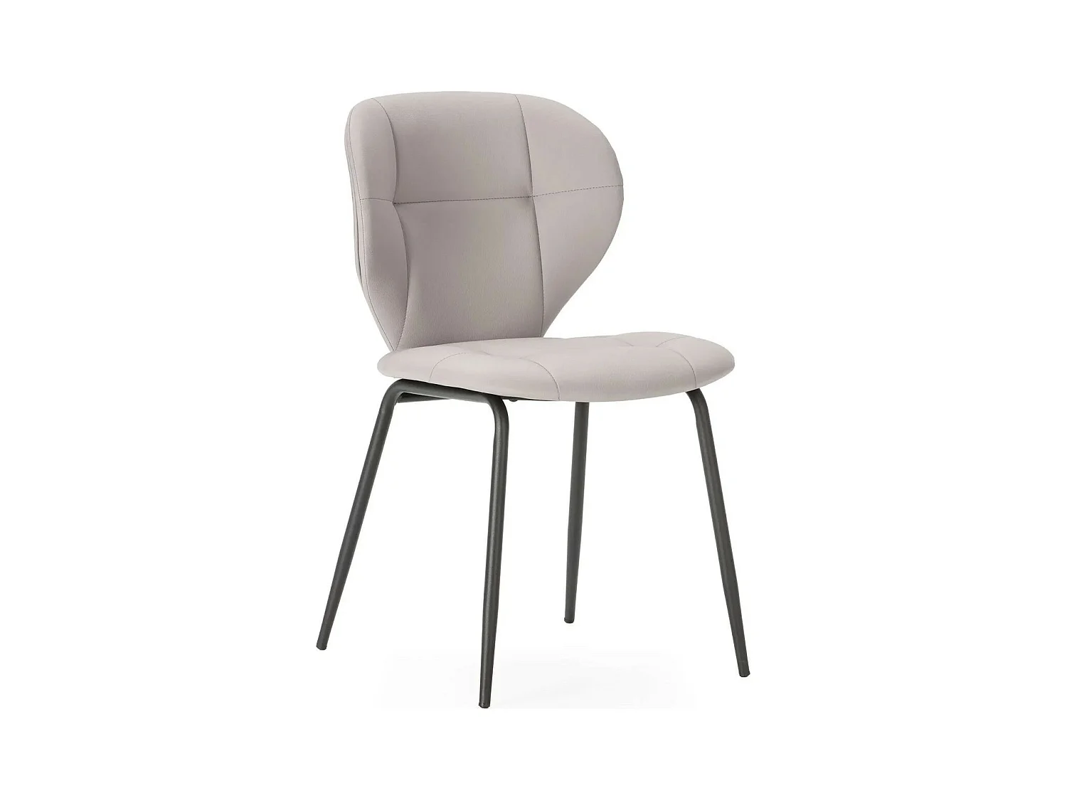 Lot de 2 chaises en tissu beige - Svea