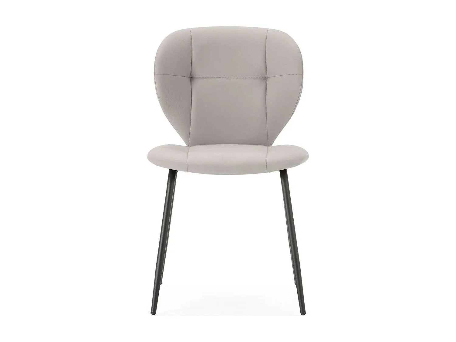 Lot de 2 chaises en tissu beige - Svea