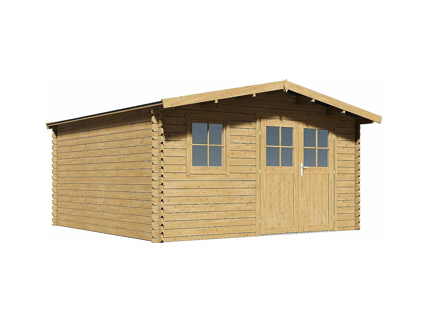 Abri de jardin bois "Belval" - 19 m² - 28 mm