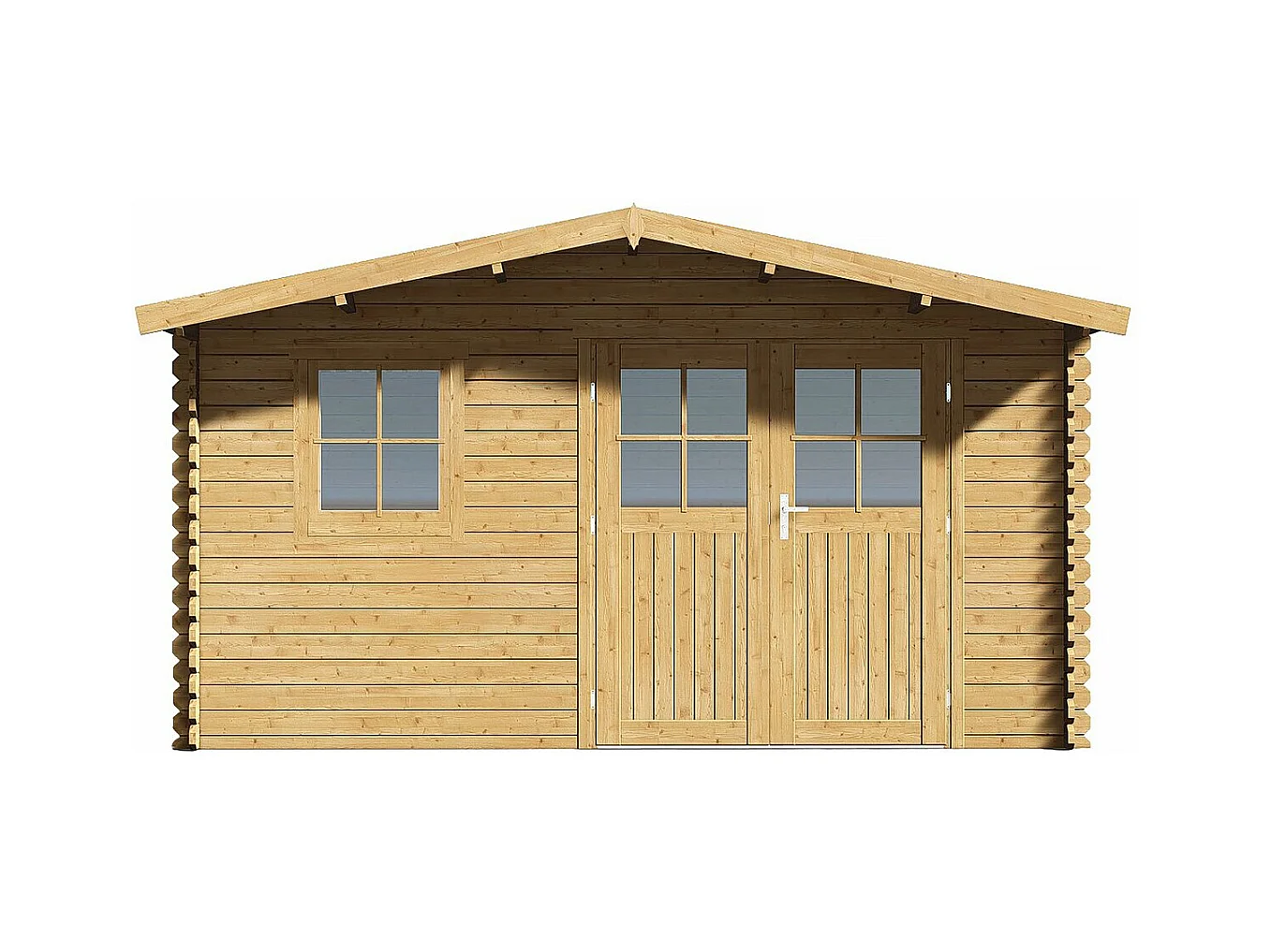 Abri de jardin bois "Belval" - 19 m² - 28 mm