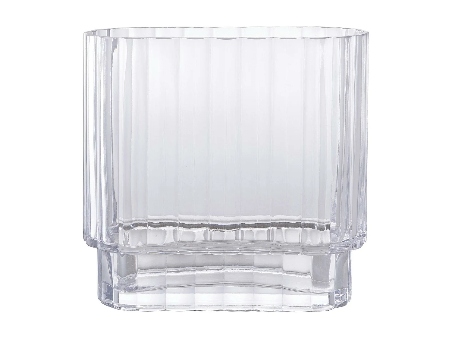 Vase en verre à ouverture large