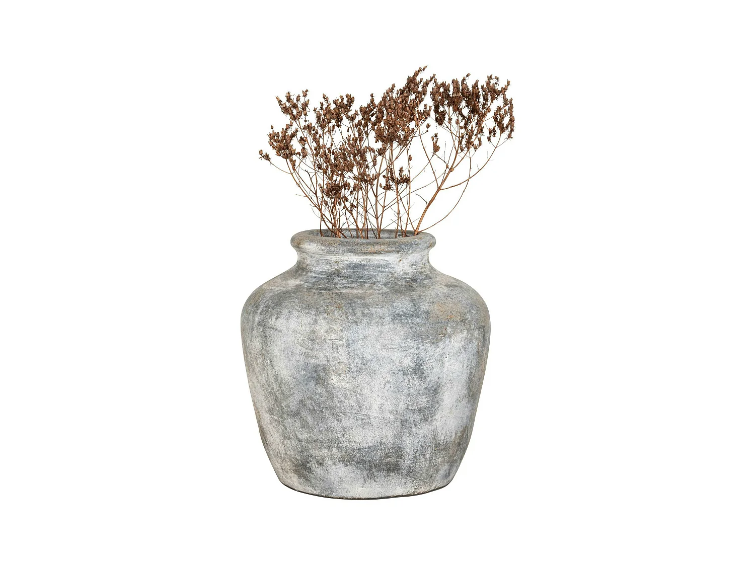 Vase décoratif vintage gris clair