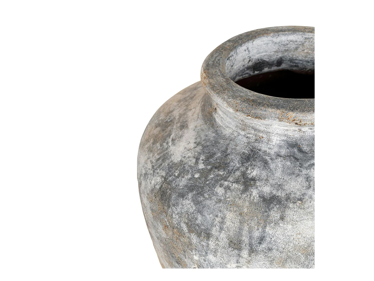 Vase décoratif vintage gris clair