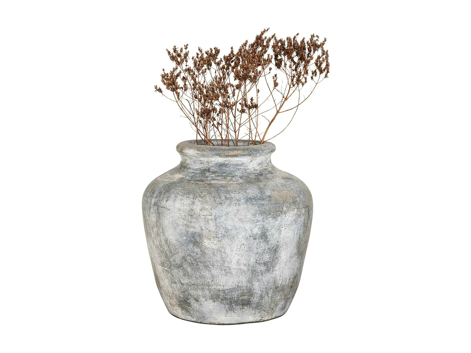 Vase décoratif vintage gris clair